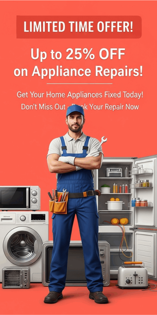 Get a quote for small appliance repair